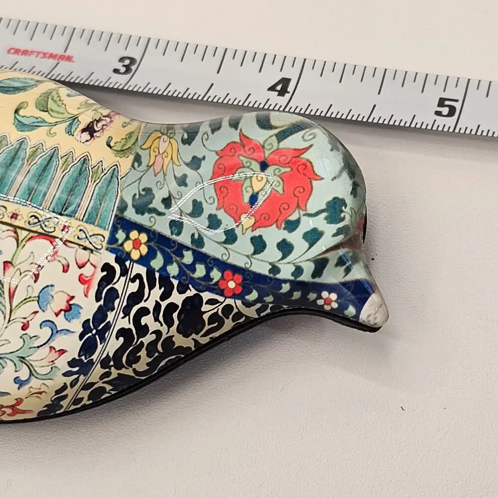 Colorful Acrylic Art Piece Bird Hook for Clothes or Towels - Wall Decor Accent